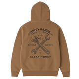 Men's DHCM Twisting Wrenches Hoodie | Color: Dark Tan