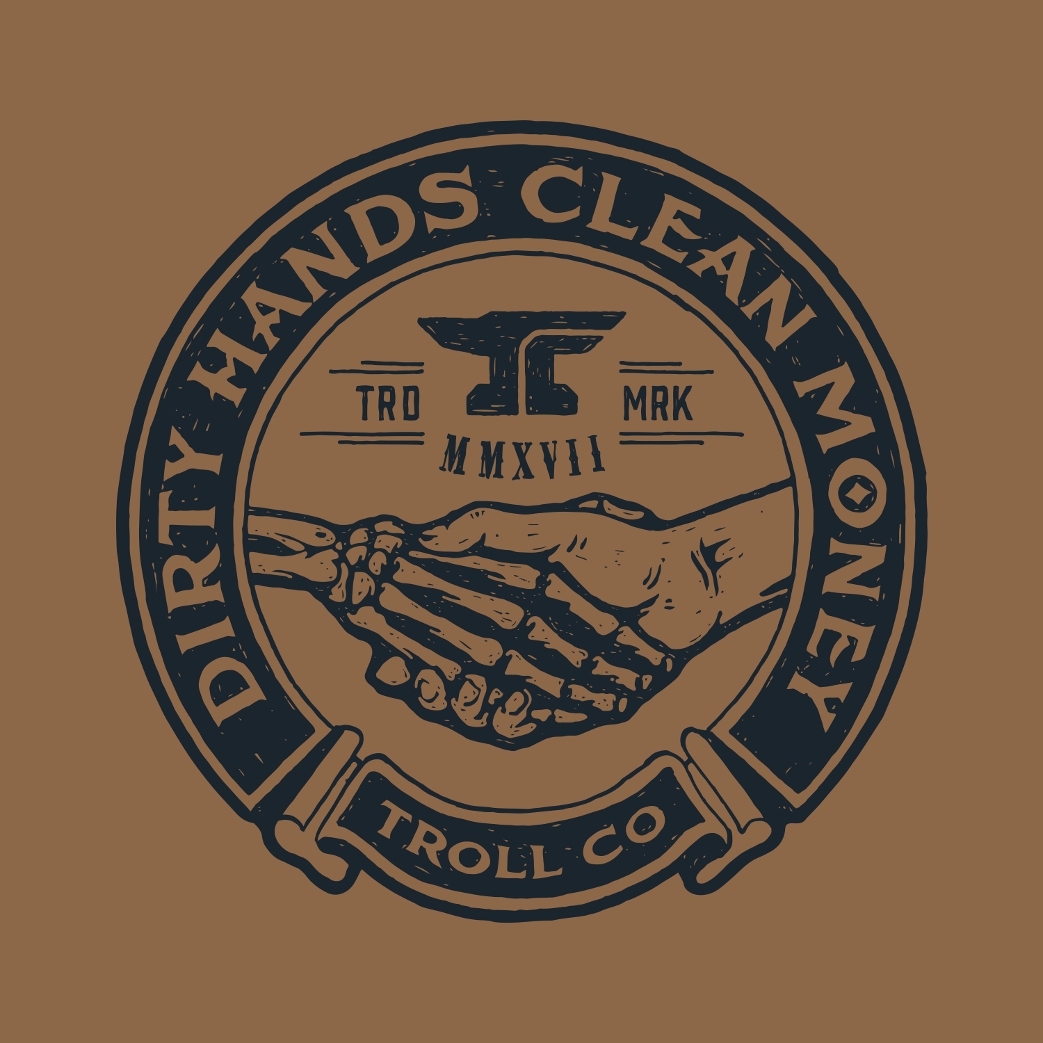 Men's DHCM Haggler T-Shirt | Color: Dark Tan