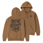 Men's Pay Me Hoodie - Color: Dark Tan