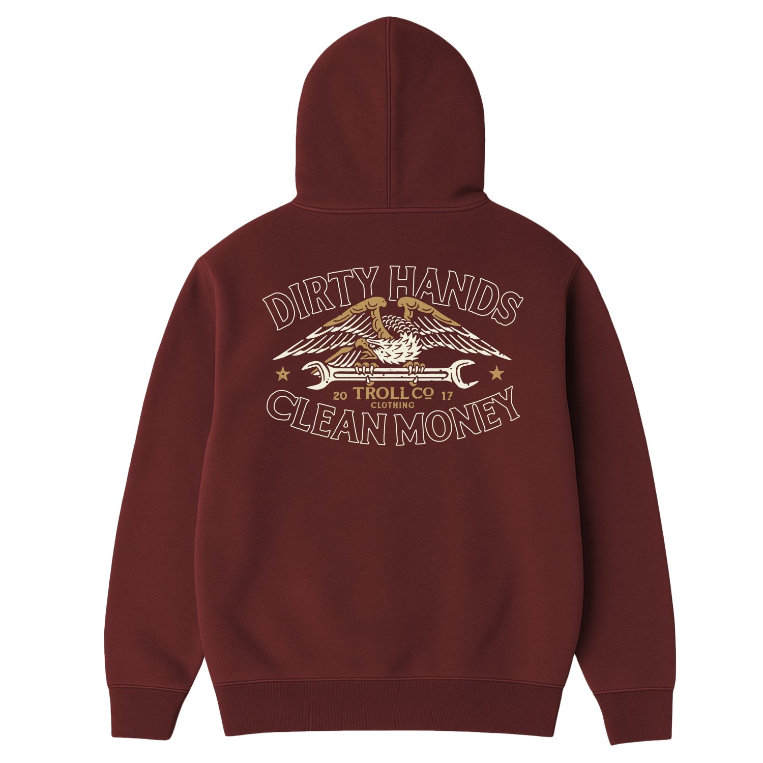 Men's DHCM Wing Spanner Hoodie | Color: Port