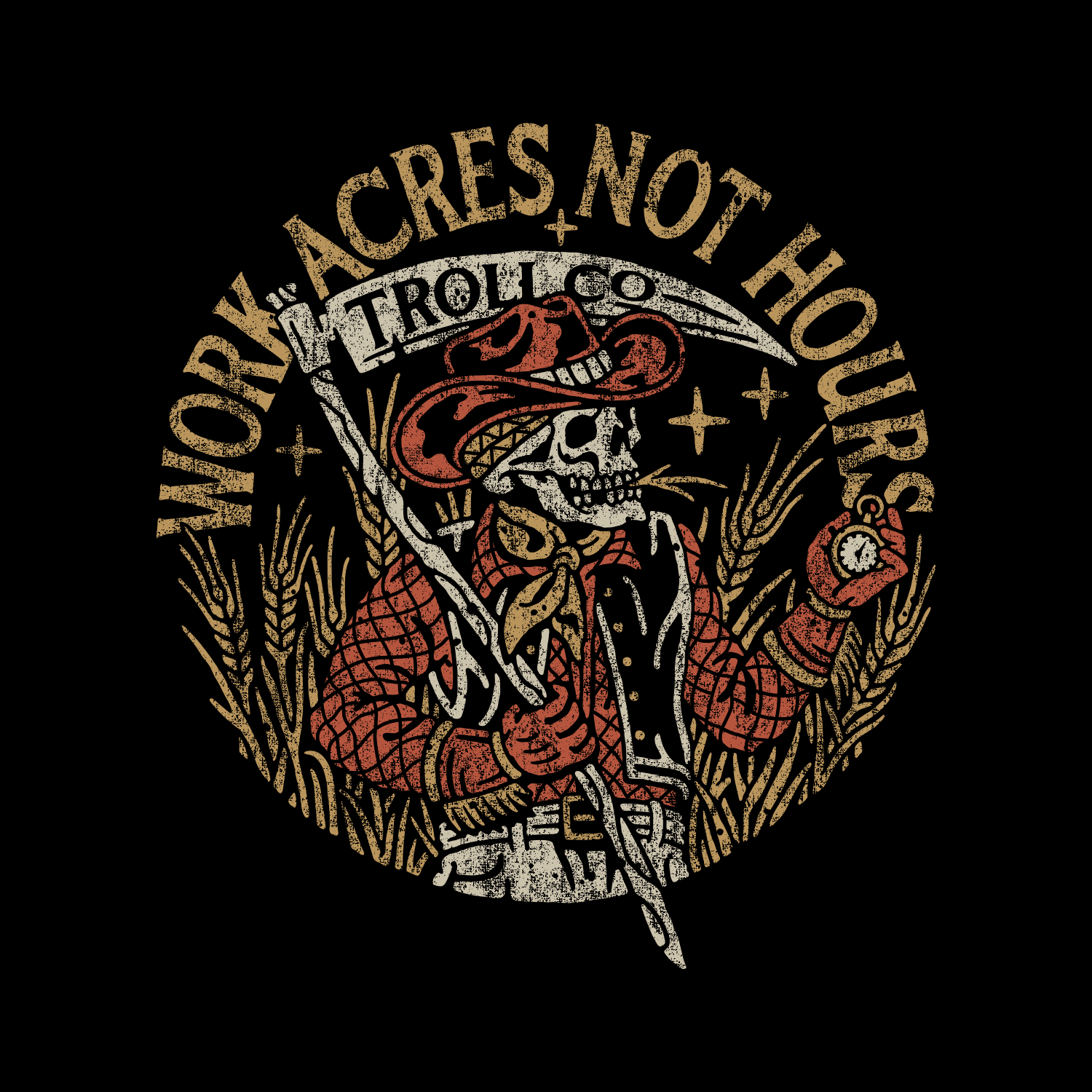Men's Work Acres T-Shirt | Color: Black
