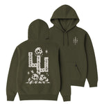 Men's SBC Cactus Hoodie - Color: Military Green