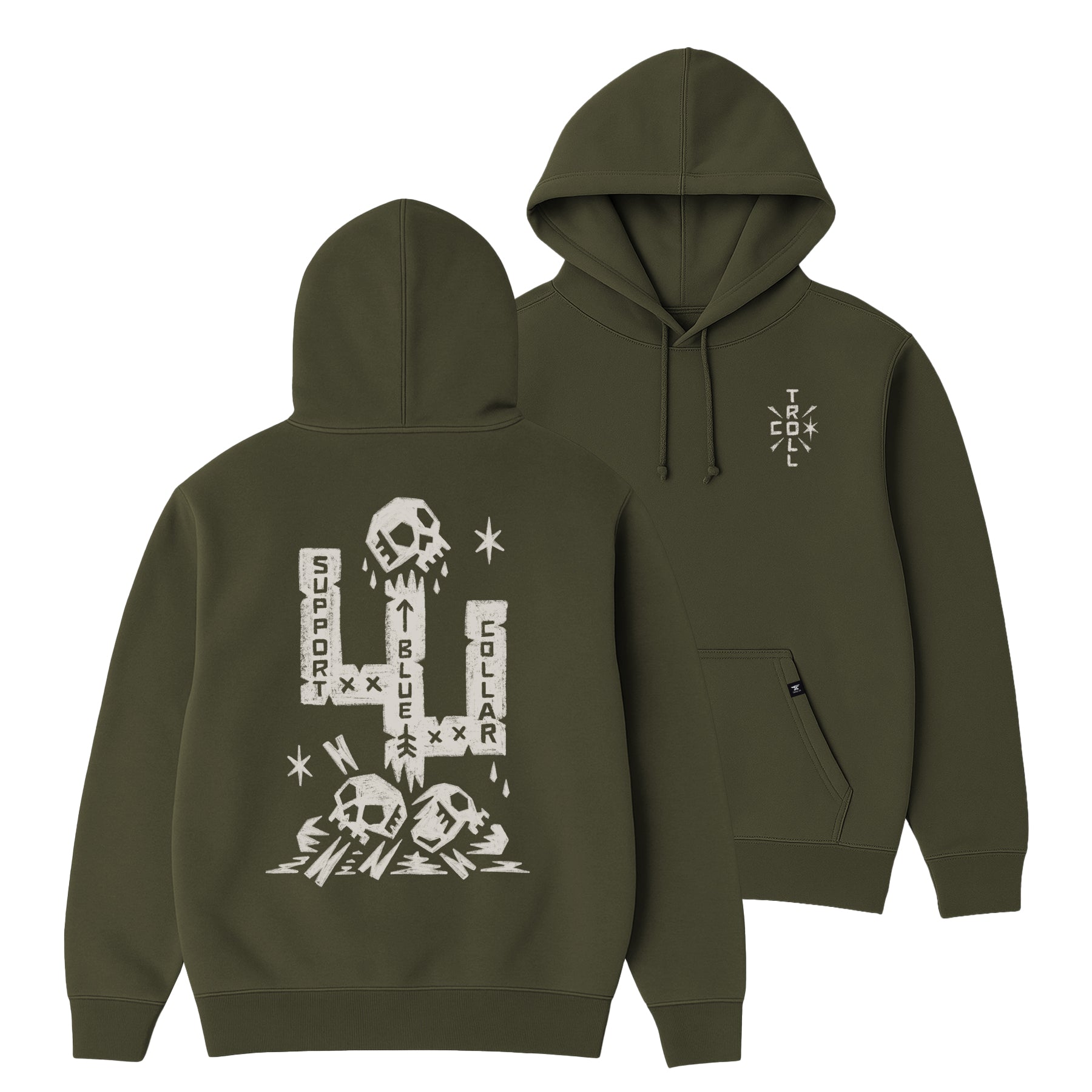Men's SBC Cactus Hoodie | Color: Military Green
