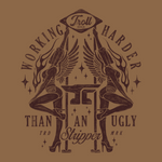 Men's WHUS Twins Hoodie | Color: Dark Tan