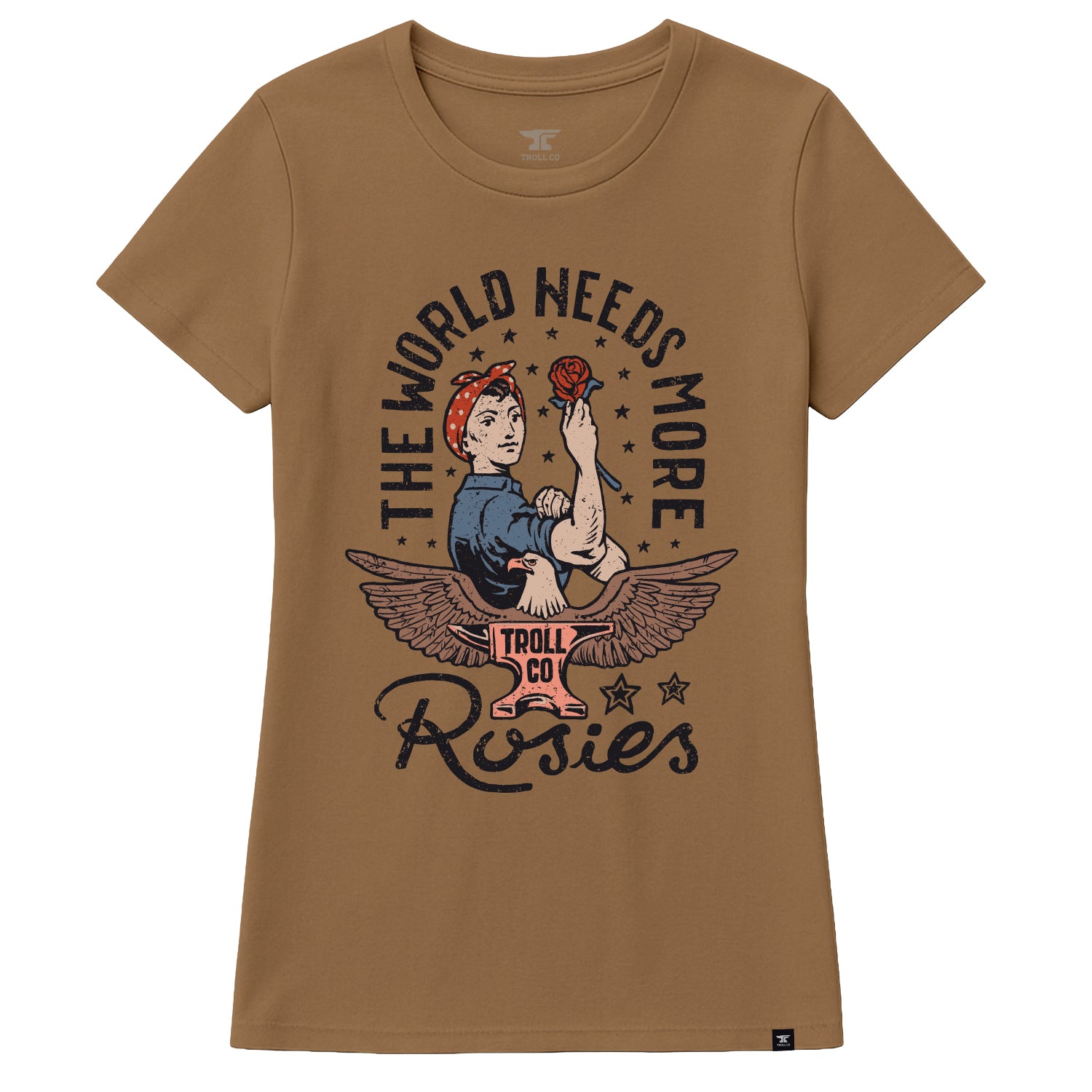 Women's Rosie T-Shirt | Color: Dark Tan