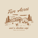 Women's Five Acres T-Shirt - Color: Ivory