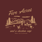 Women's Five Acres T-Shirt | Color: Port