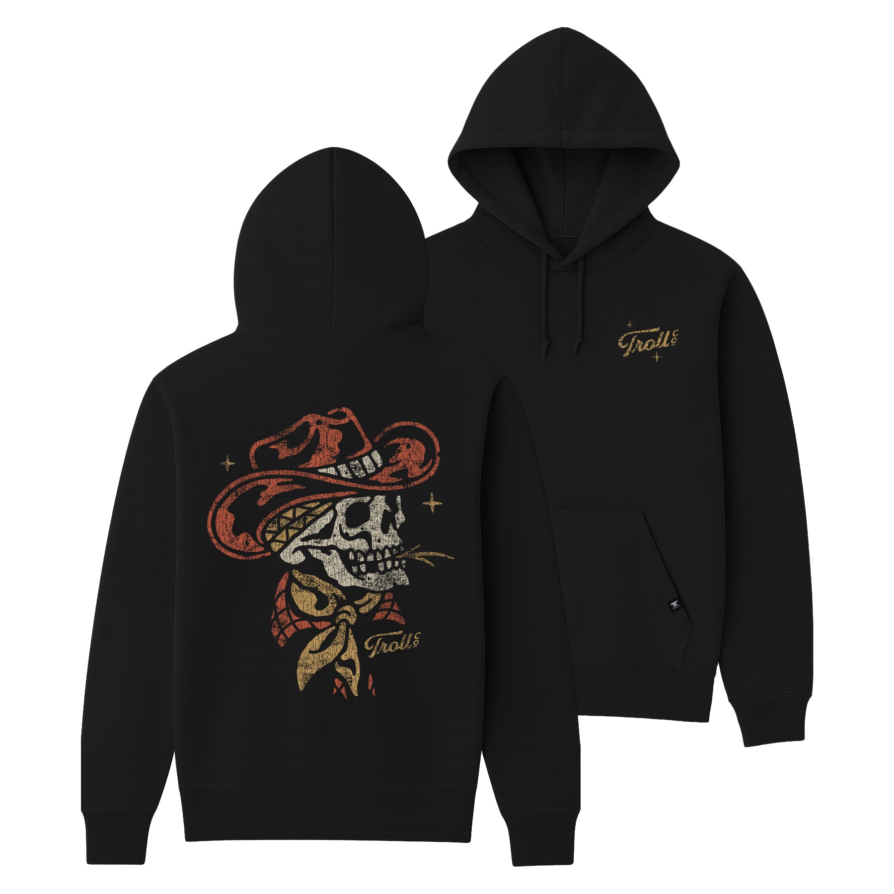 Women's Skull Acres Hoodie | Color: Black