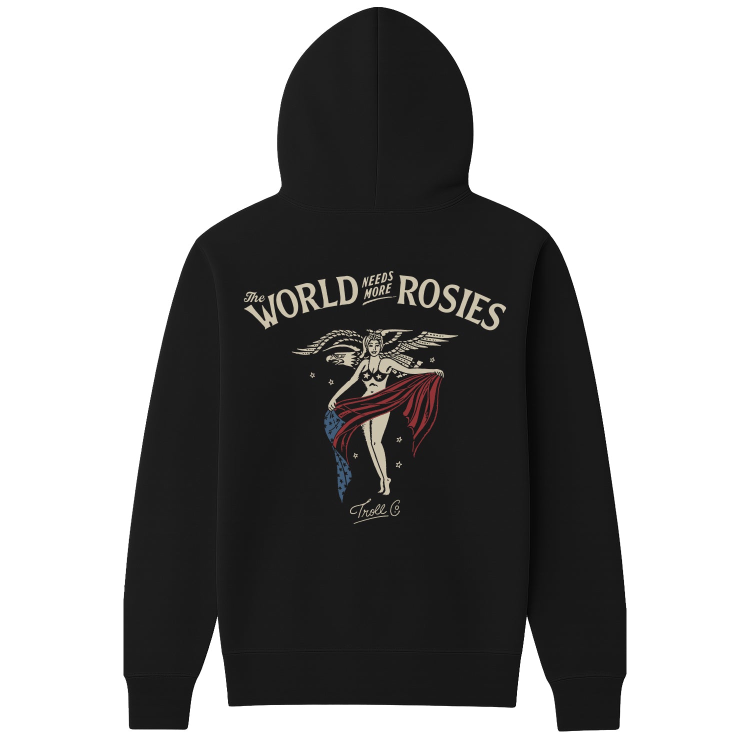 Women's Rosies World Hoodie - Color: Black