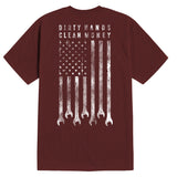 Men's DHCM Flagship T-Shirt | Color: Port