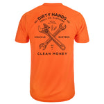Men's DHCM Twisting Wrenches Hi-Vis T-Shirt - Color: Bright Orange