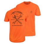 Men's DHCM Twisting Wrenches Hi-Vis T-Shirt - Color: Bright Orange
