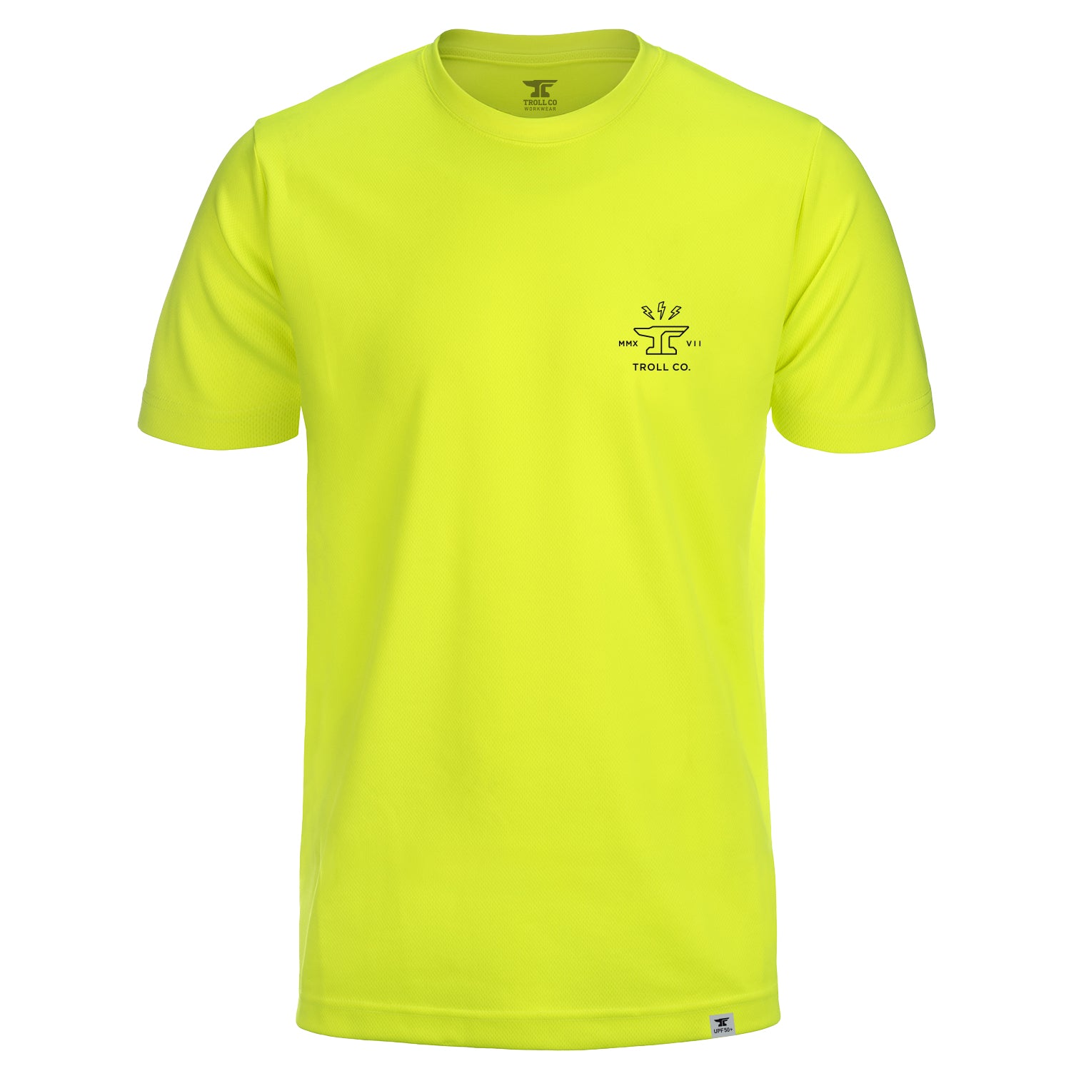 Men's DHCM Twisting Wrenches Hi-Vis T-Shirt | Color: Bright Lime