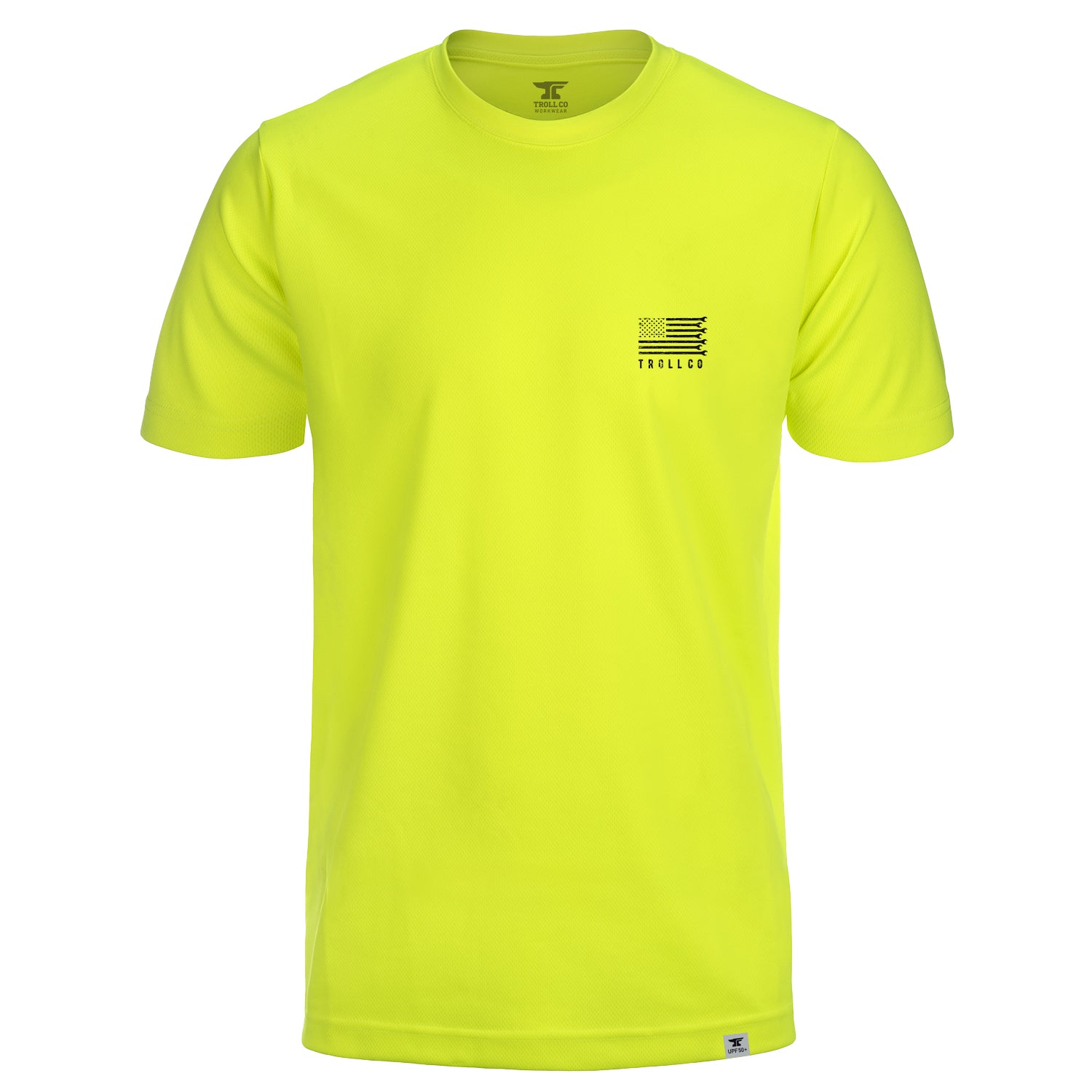 Men's DHCM Flagship Hi-Vis T-Shirt - Color: Bright Lime