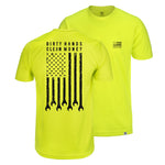 Men's DHCM Flagship Hi-Vis T-Shirt - Color: Bright Lime