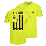 Men's DHCM Flagship Hi-Vis T-Shirt - Color: Bright Lime