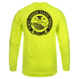 Men's DHCM Haggler Hi-Vis Long Sleeve - Color: Bright Lime