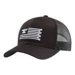 Anvil Flagship Curved Brim Trucker Hat - Color: Black