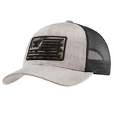Anvil Flagship Curved Brim Trucker Hat - Color: Gray Heather
