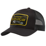 SBC Barricade Eagle Curved Brim Trucker Hat - Color: Black