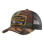 SBC Barricade Eagle Curved Brim Trucker Hat | Color: Camo