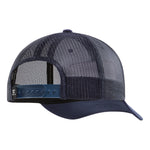 SBC Barricade Shield Curved Brim Trucker Hat - Color: Navy