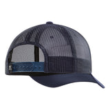 SBC Barricade Shield Curved Brim Trucker Hat - Color: Navy