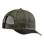 DHCM Classic Curved Brim Trucker Hat | Color: Military Green