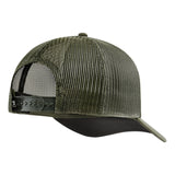 DHCM Classic Curved Brim Trucker Hat | Color: Military Green