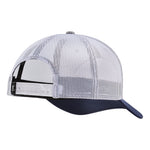 DHCM Patch Curved Brim Trucker - Color: Gray Heather Navy