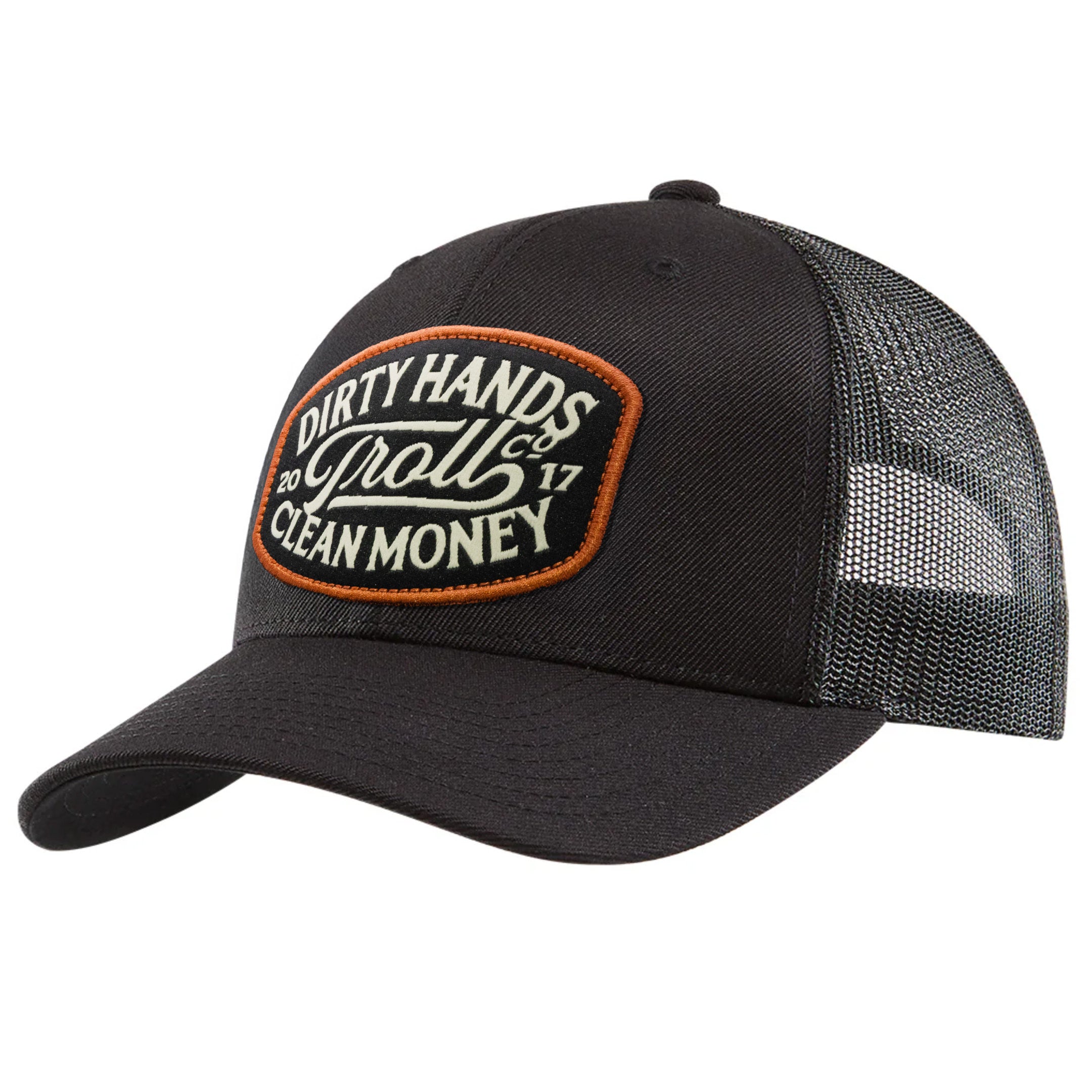 DHCM Model T Curved Brim Trucker Hat | Color: Black