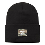 Anvil Woven Label Beanie | Color: Black