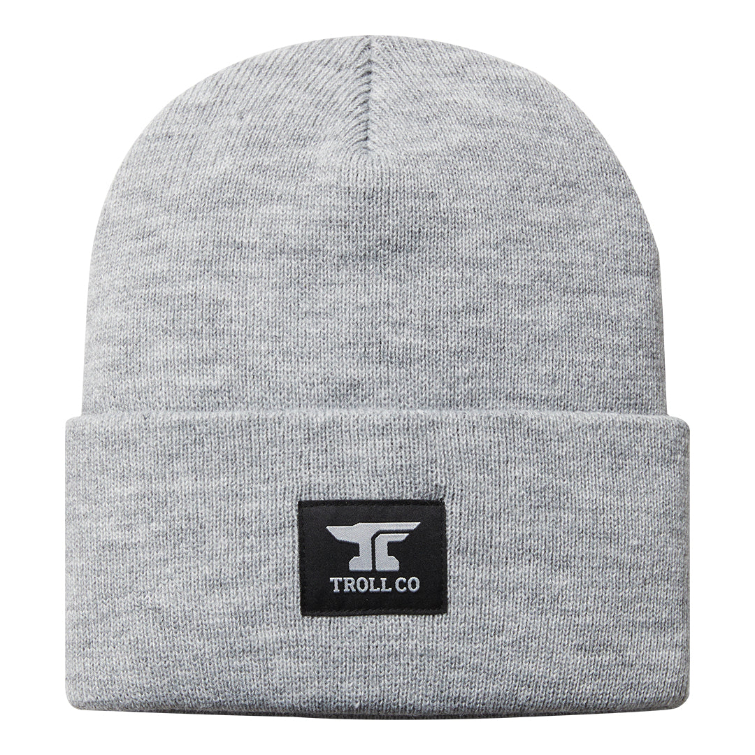 Anvil Woven Label Beanie | Color: Gray Heather