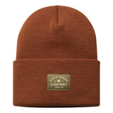 DHCM Woven Label Beanie | Color: Brown