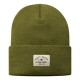 DHCM Woven Label Beanie - Color: Military Green