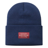 Barricade Woven Label Beanie | Color: Navy