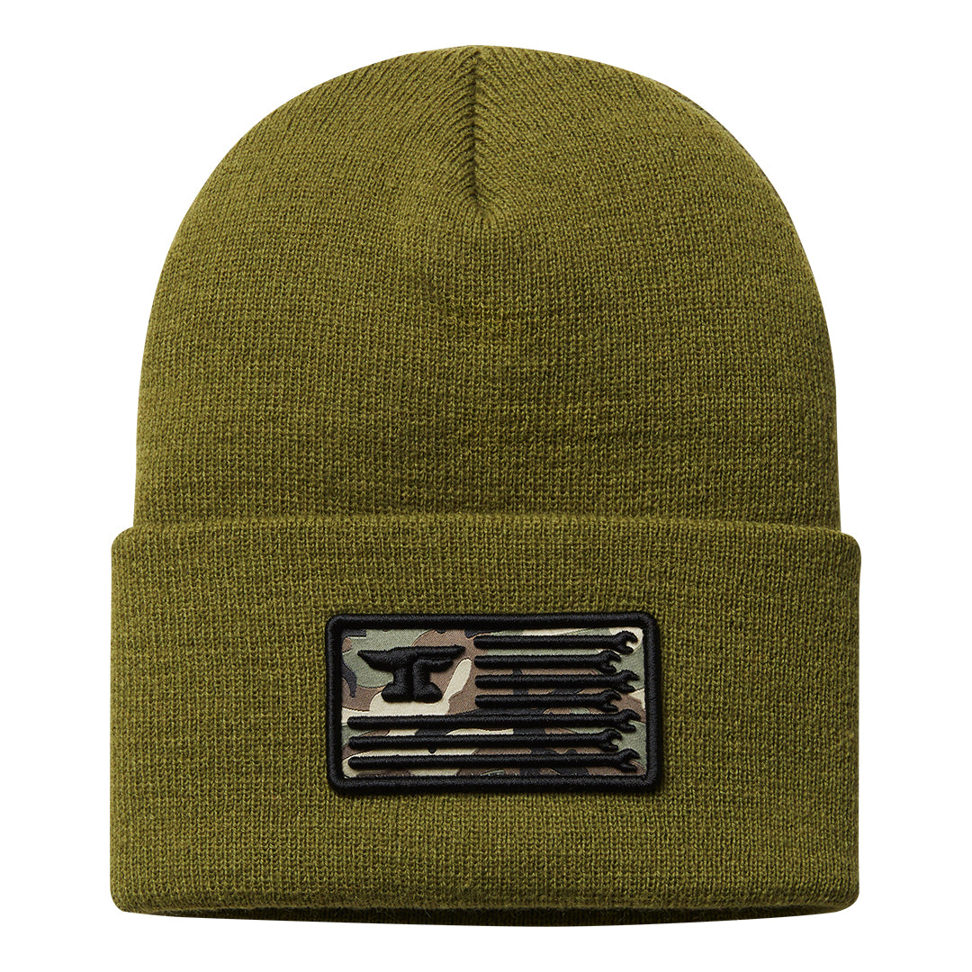 Anvil Flagship Beanie | Color: Military Green
