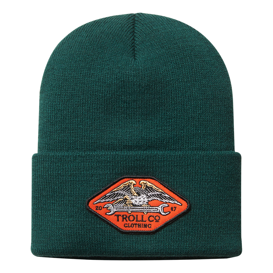 DHCM Wing Spanner Beanie - Color: Pine