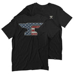 Men's Anvil USA T-Shirt | Color: Black