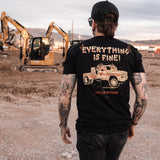 Men's Everything is Fine T-Shirt | Color: Black