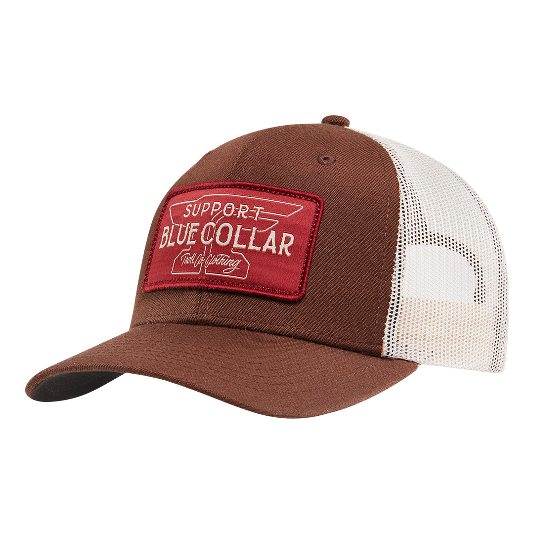 SBC Barricade Anvil Curved Brim Trucker Hat - Color: Brown