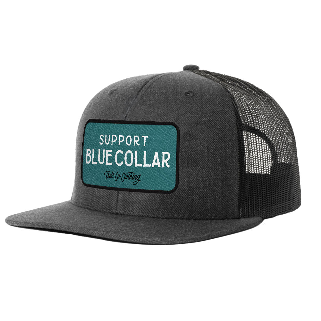 SBC Barricade Trucker Hat - Color: Dark Indigo Denim/Black