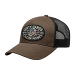 DHCM Pirate Curved Brim Trucker - Color: Dark Putty