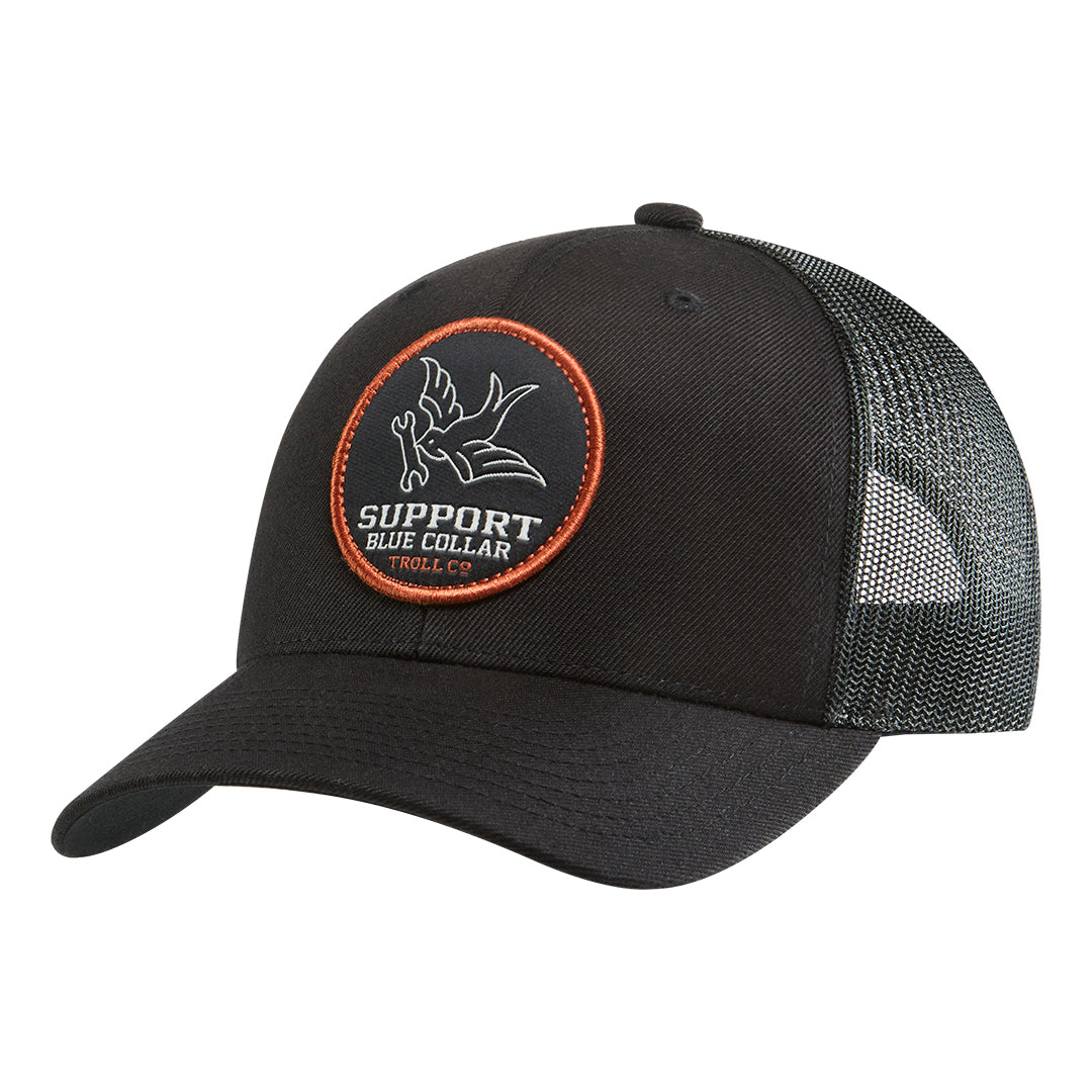 SBC Sparrow Curved Brim Trucker - Color: Black