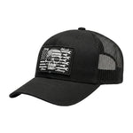 DHCM Flagship Skull Curved Brim Trucker - Color: Black