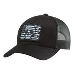 DHCM Flagship Skull Curved Brim Trucker - Color: Black