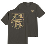 Men's Pay Me T-Shirt | Color: Tar