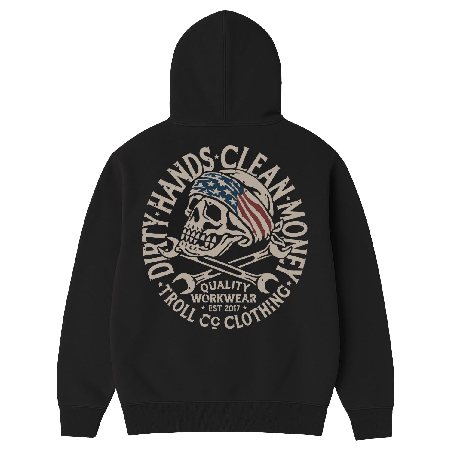 Men's DHCM Pirate Hoodie - Color: Black