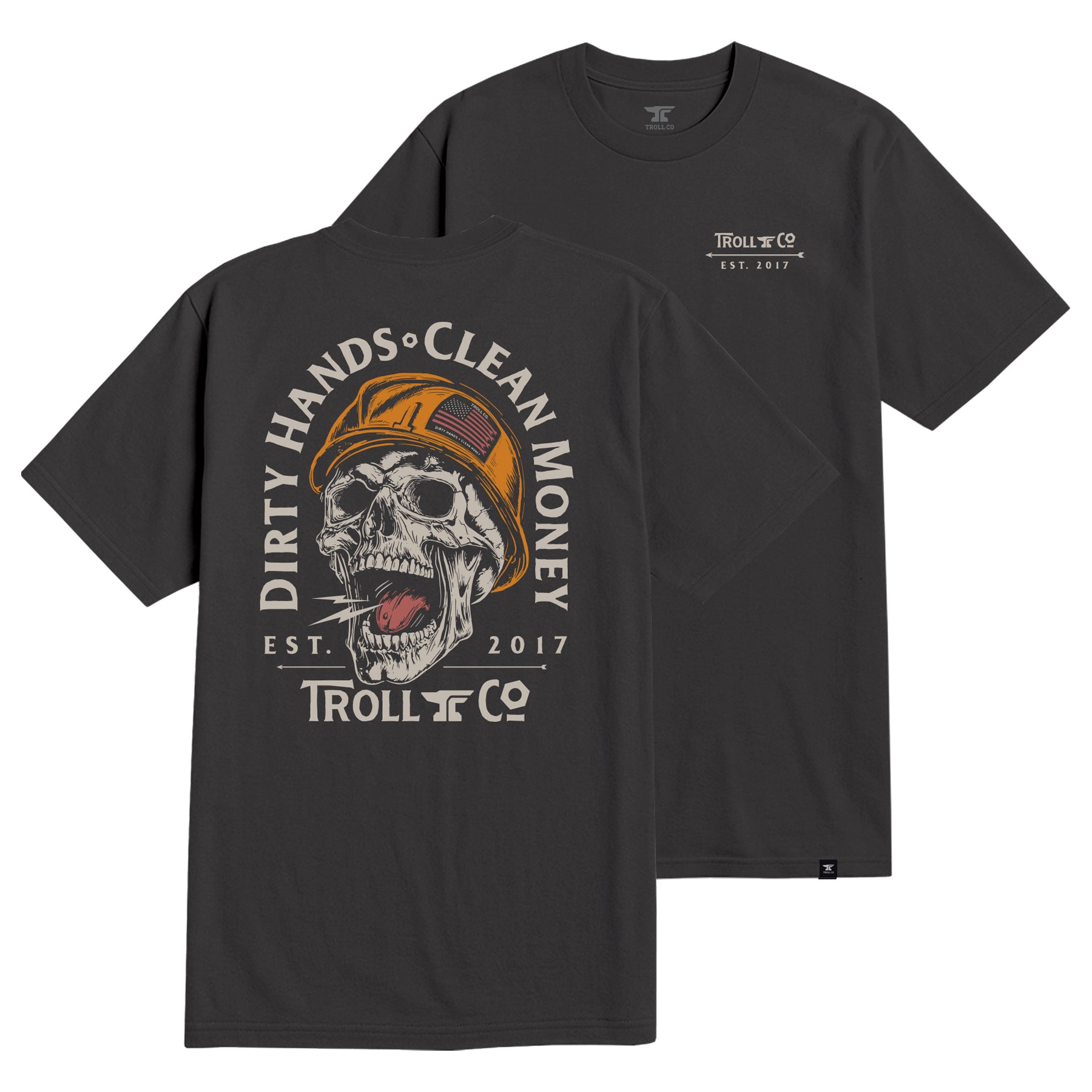 Men's DHCM Hardhat T-Shirt - Color: Tar
