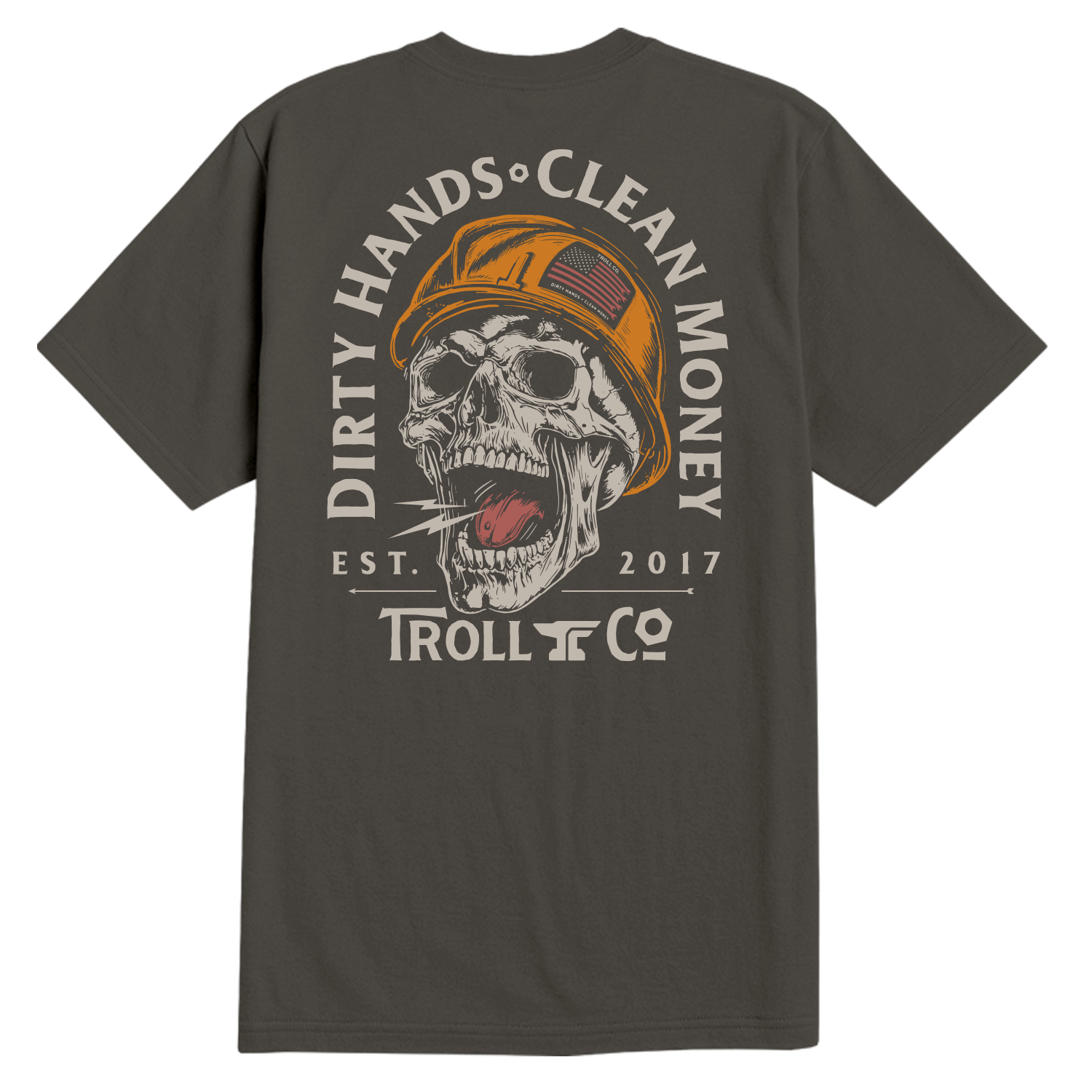 Men's DHCM Hardhat T-Shirt | Color: Tar